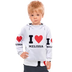 I Love Melissa Kids  Hooded Pullover by ilovewhateva