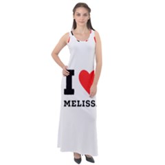 I Love Melissa Sleeveless Velour Maxi Dress by ilovewhateva