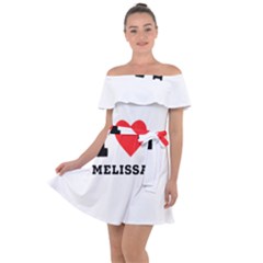 I Love Melissa Off Shoulder Velour Dress by ilovewhateva