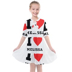 I Love Melissa Kids  All Frills Chiffon Dress by ilovewhateva