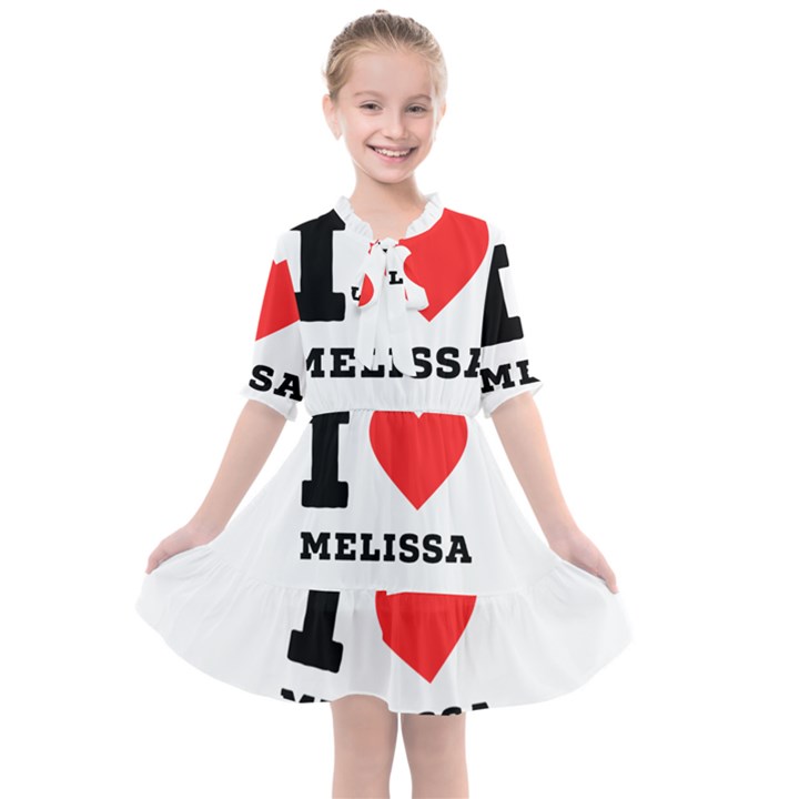 I love melissa Kids  All Frills Chiffon Dress