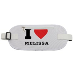 I Love Melissa Rounded Waist Pouch by ilovewhateva