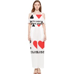 I Love Melissa Draped Sleeveless Chiffon Jumpsuit by ilovewhateva