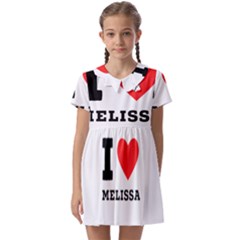 I Love Melissa Kids  Asymmetric Collar Dress by ilovewhateva