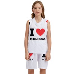 I Love Melissa Kids  Basketball Mesh Set by ilovewhateva