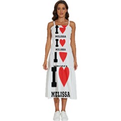 I Love Melissa Sleeveless Shoulder Straps Boho Dress by ilovewhateva