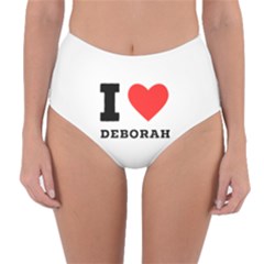 I Love Deborah Reversible High-waist Bikini Bottoms by ilovewhateva