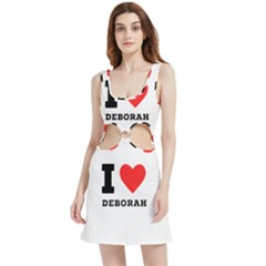 I Love Deborah Velour Cutout Dress by ilovewhateva