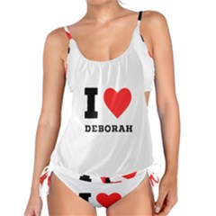 I Love Deborah Tankini Set by ilovewhateva