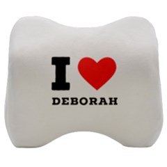 I Love Deborah Velour Head Support Cushion by ilovewhateva