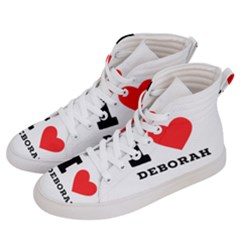 I Love Deborah Women s Hi-top Skate Sneakers by ilovewhateva