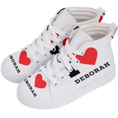 I Love Deborah Kids  Hi-top Skate Sneakers by ilovewhateva