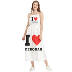 I Love Deborah Boho Sleeveless Summer Dress by ilovewhateva