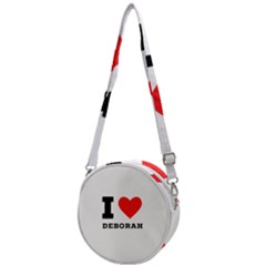 I Love Deborah Crossbody Circle Bag by ilovewhateva