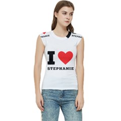 I Love Stephanie Women s Raglan Cap Sleeve Tee by ilovewhateva