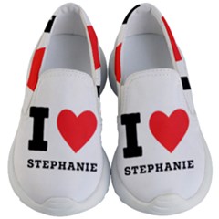 I Love Stephanie Kids Lightweight Slip Ons by ilovewhateva