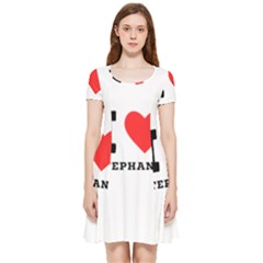 I Love Stephanie Inside Out Cap Sleeve Dress by ilovewhateva