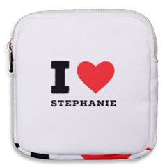 I Love Stephanie Mini Square Pouch by ilovewhateva