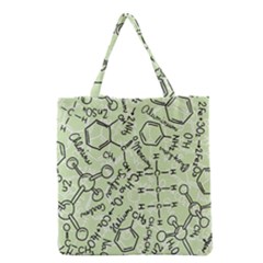 Multicolored Chemical Bond Illustration Chemistry Formula Science Grocery Tote Bag