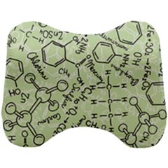 Multicolored Chemical Bond Illustration Chemistry Formula Science Head Support Cushion