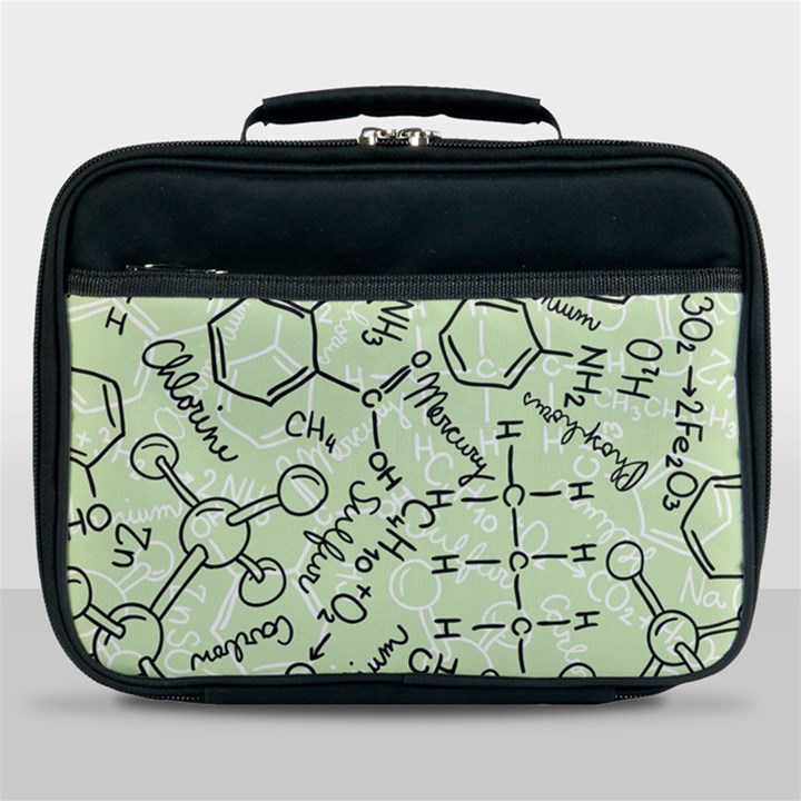 Multicolored Chemical Bond Illustration Chemistry Formula Science Lunch Bag