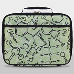 Multicolored Chemical Bond Illustration Chemistry Formula Science Full Print Lunch Bag