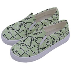 Multicolored Chemical Bond Illustration Chemistry Formula Science Kids  Canvas Slip Ons by Jancukart