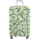 Multicolored Chemical Bond Illustration Chemistry Formula Science Luggage Cover (Large) View1