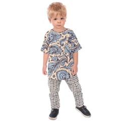 Texture Ornament Paisley Kids  Raglan Tee