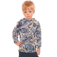 Texture Ornament Paisley Kids  Hooded Pullover