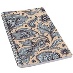 Texture Ornament Paisley 5 5  X 8 5  Notebook