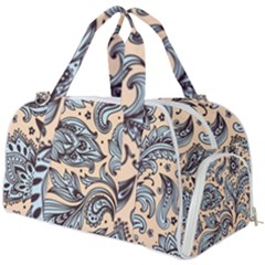 Texture Ornament Paisley Burner Gym Duffel Bag