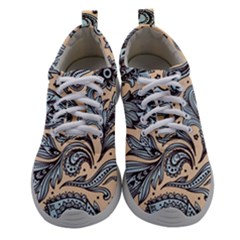 Texture Ornament Paisley Women Athletic Shoes