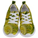 Doodles Patterns Ornament Vector Flowers Green Kids  Lightweight Sports Shoes View1