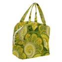 Doodles Patterns Ornament Vector Flowers Green Boxy Hand Bag View3