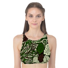 Texture Ornament Pattern Seamless Paisley Tank Bikini Top