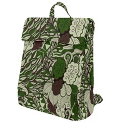 Texture Ornament Pattern Seamless Paisley Flap Top Backpack