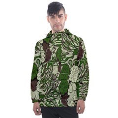 Texture Ornament Pattern Seamless Paisley Men s Front Pocket Pullover Windbreaker