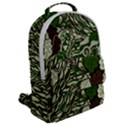 Texture Ornament Pattern Seamless Paisley Flap Pocket Backpack (Large) View2