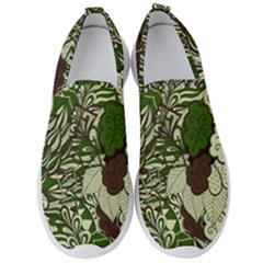 Texture Ornament Pattern Seamless Paisley Men s Slip On Sneakers