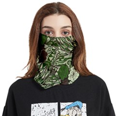 Texture Ornament Pattern Seamless Paisley Face Covering Bandana (two Sides)