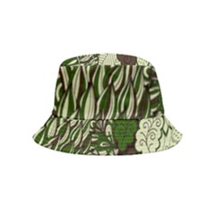 Texture Ornament Pattern Seamless Paisley Inside Out Bucket Hat (kids)