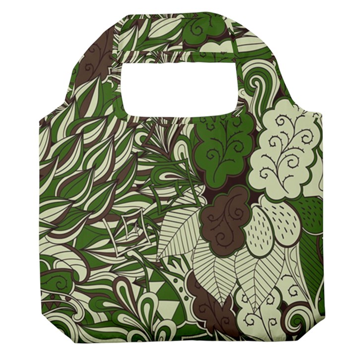 Texture Ornament Pattern Seamless Paisley Premium Foldable Grocery Recycle Bag