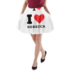 I Love Rebecca A-line Pocket Skirt by ilovewhateva