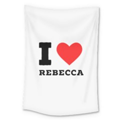 I Love Rebecca Large Tapestry by ilovewhateva