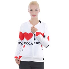 I Love Rebecca Casual Zip Up Jacket by ilovewhateva