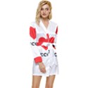 I love rebecca Long Sleeve Satin Robe View1