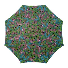 Background Texture Paisley Pattern Golf Umbrellas