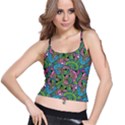 Background Texture Paisley Pattern Spaghetti Strap Bra Top View1