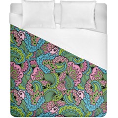 Background Texture Paisley Pattern Duvet Cover (california King Size)